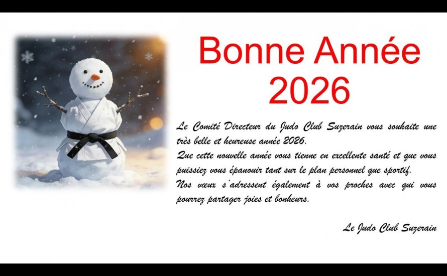 Bonne année 2026